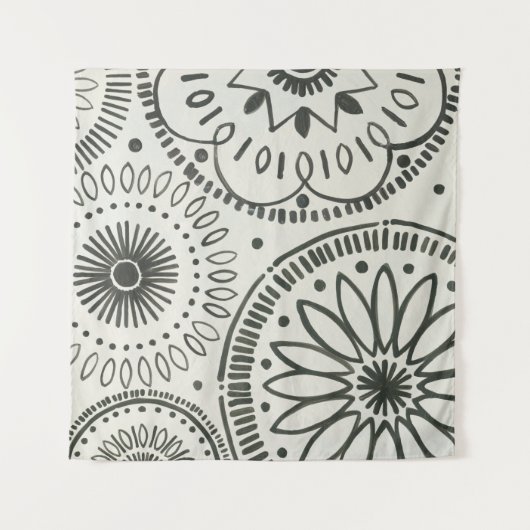 Kami Abstract Pattern Wandkleed (Voorkant)