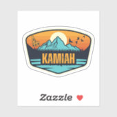 Kamiah, Idaho Sticker (Vel)