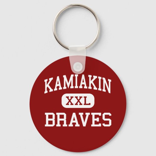 Kamiakin - Braves - High - Kennewick Washington Sleutelhanger (Voorkant)