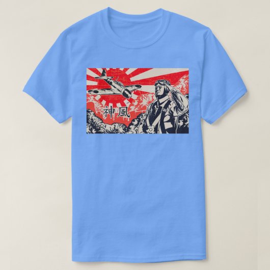 Kamikaze A6M Zero T-shirt (Design voorkant)