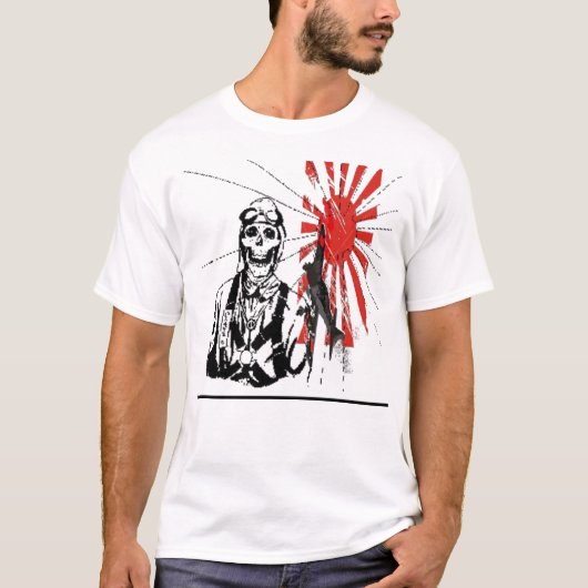 Kamikaze Bomber Japans Rising Su... - Gepersonalis T-shirt (Voorkant)