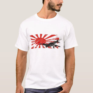 Kamikaze Bomber Japans Rising Sun Vlag T-shirt