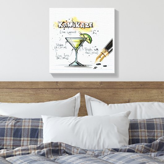 Kamikaze Canvas Afdruk (Insitu (Slaapkamer))