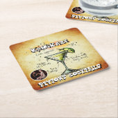 Kamikaze Cocktail Party Kartonnen Onderzetters (Schuin)