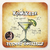 Kamikaze Cocktail Party Kartonnen Onderzetters (Voorkant)