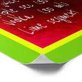 Kamikaze Drink Cocktail Recipe Poster (Hoek)