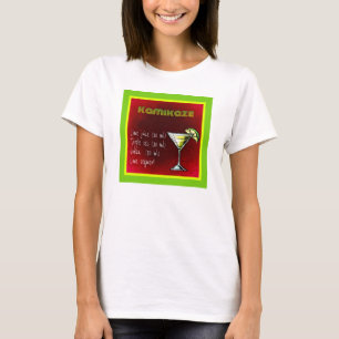 Kamikaze Drink Cocktail Recipe T-shirt