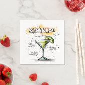 Kamikaze Drink recept cocktail servet (Insitu)