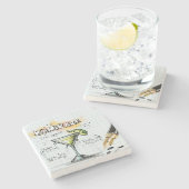 Kamikaze Drink Stenen Onderzetter (Zijkant)