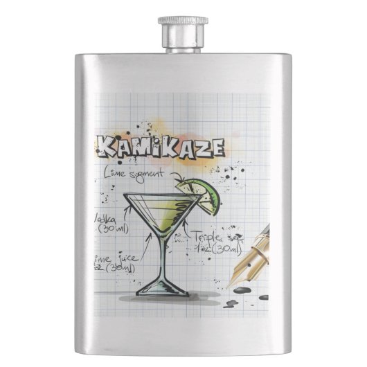 Kamikaze Heupfles (Voorkant)