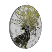 Kamikaze Raven Dartbord (Voorkant Links)