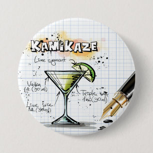 Kamikaze Ronde Button 7,6 Cm