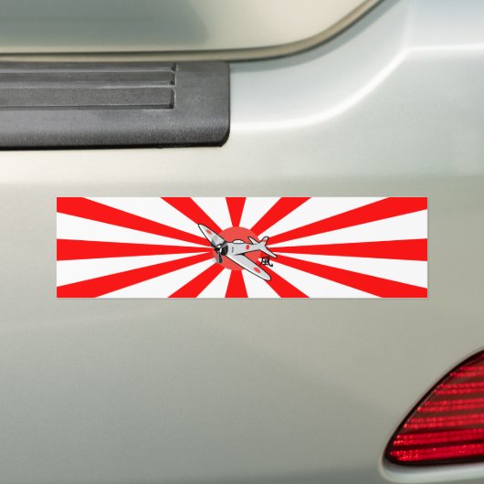 Kamikaze Skateboarding Bumpersticker (Op auto)