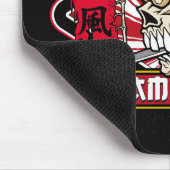 Kamikaze Skull met Japans zwaard Muismat (Hoek)