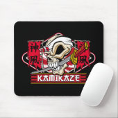 Kamikaze Skull met Japans zwaard Muismat (Met muis)