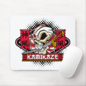 Kamikaze Skull met Japans zwaard Muismat (Met muis)