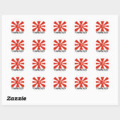 Kamikaze Surf Ronde Sticker (Vel)