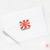 Kamikaze Surf Ronde Sticker (Envelop)
