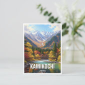 Kamikochi Chubu-Sangaku National Park Japan Reizen Briefkaart (Staand voorkant)