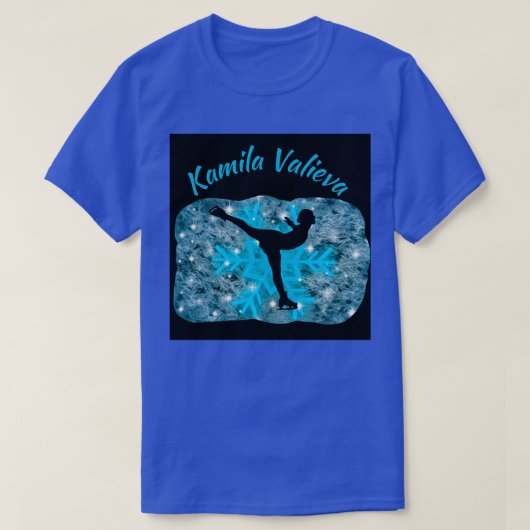 Kamila Valieva Figure Skating T-shirt (Design voorkant)