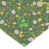 Kamille, aardbeien, boterbloem korte tafelloper (Hoek)