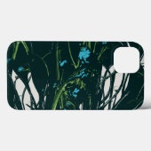 kamille blauw Case-Mate iPhone case (Achterkant (horizontaal))