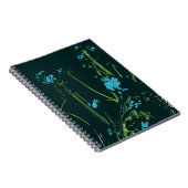 kamille blauw notitieboek (Rechterzijde)
