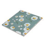 Kamille Bloem Patroon Tegeltje (Zijkant)