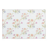 Kamille bloemen naadloos patroon kussensloop (Achterkant-Rechts)