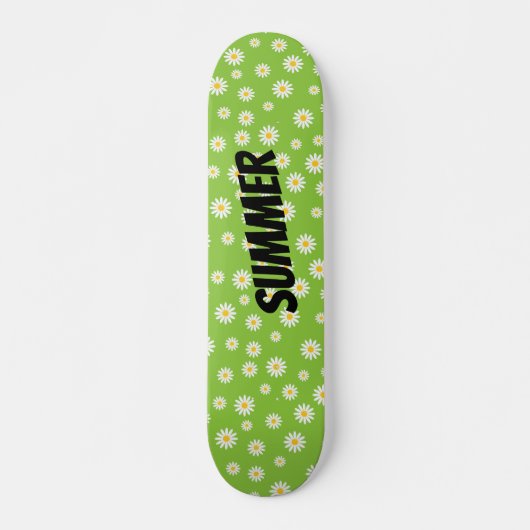 Kamille Bloemen Skateboard (Voorkant)