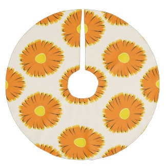 Kamille:  bloemmotief. kerstboom rok