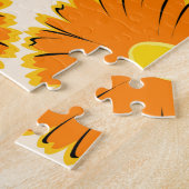 Kamille:  bloemmotief. legpuzzel (Zijkant)