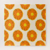 Kamille:  bloemmotief. legpuzzel (Horizontaal)