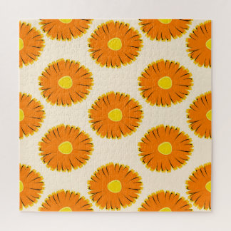 Kamille:  bloemmotief. legpuzzel