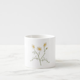 Kamille Botanische Illustratie Koffiemok Espresso Kop