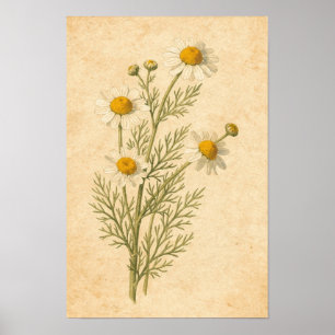 Kamille botanische print