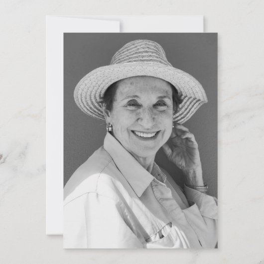 Kamille & Daisies Uitvaartmonument Kaart (Achterkant)