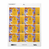 Kamille en Calendula thee labels (Full Sheet)