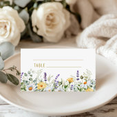 Kamille & Eucalyptus Wildbloemen Bruiloft Plaatskaartje