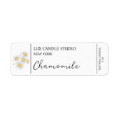 Kamille Kaarslabel Etiket (Voorkant)