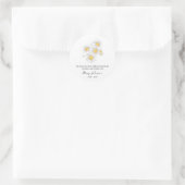 Kamille Memorial Funeral Seed Packet Ronde Sticker (Tas)