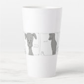 Kamille Mogelijkheid Stripverhaal Latte Mok (Voorkant)