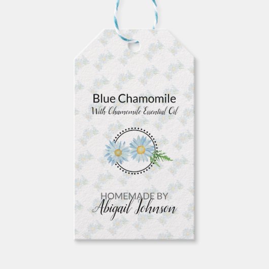 Kamille Thuisbad- en Lichaamsetiket | Productlabel Cadeaulabel (Voorkant)