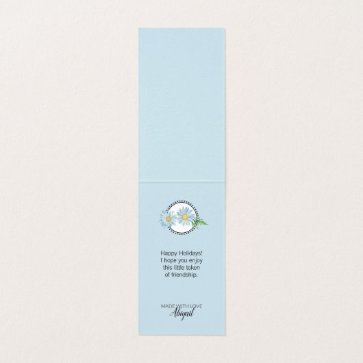 Kamille Thuisgemaakte Bad & Lichaam Etiket | Cadea Kaart (Binnenkant ongevouwen)