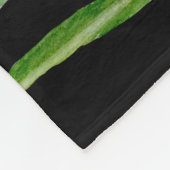 Kamille Waterverf: botanische print Fleece Deken (Hoek)