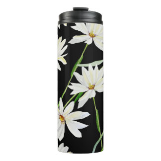Kamille Waterverf: botanische print Thermosbeker