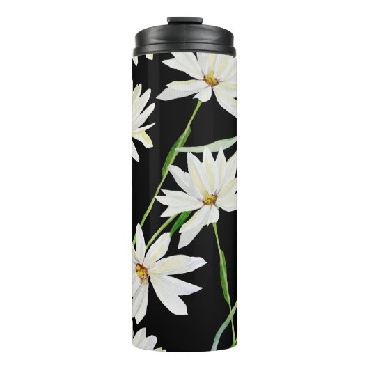 Kamille Waterverf: botanische print Thermosbeker (Voorkant)