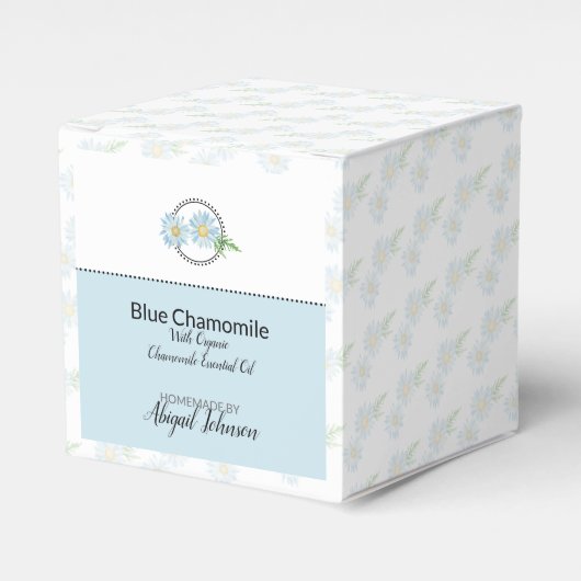 Kamille Wildflower | Bad & Lichaam Verpakkende Doo Bedankdoosjes (Voorkant Zijde)