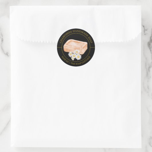 Kamille zeep label (Tas)