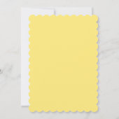 Kamillebloemen. Country floral baby shower Kaart (Achterkant)